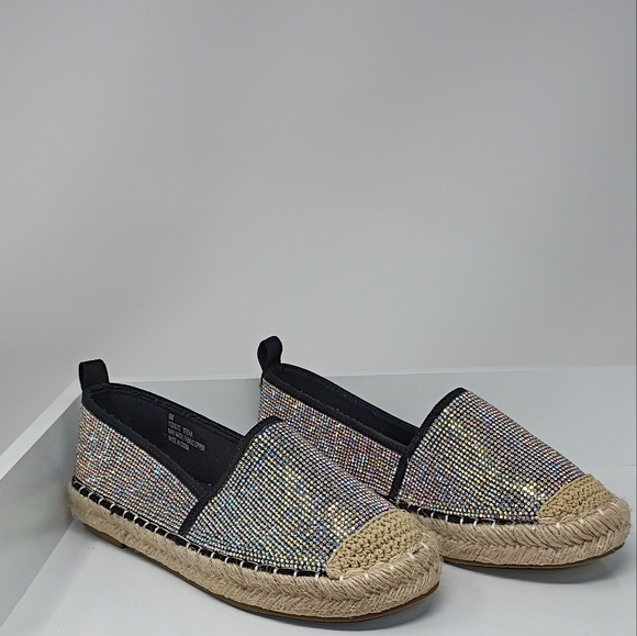 Cape Robbin Shoes - Cape Robbin® For Anthropologie Black and Tan Espadrille Flats with Rope Sole